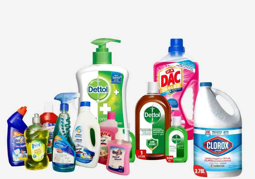 Home cleaning products from wholesale grocery suppliers in Ras Al Khaimah