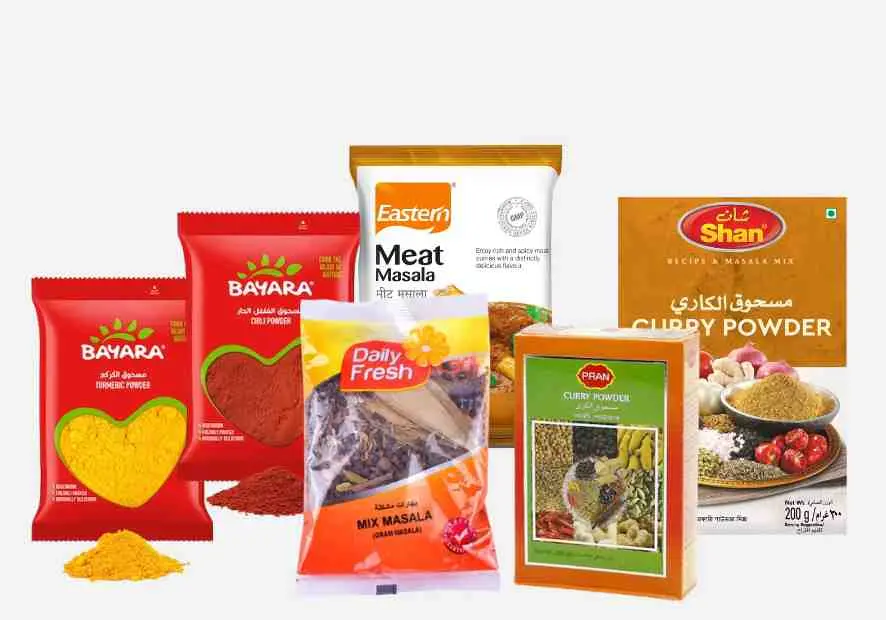 Spices and masala from wholesale grocery suppliers in Ras Al Khaimah